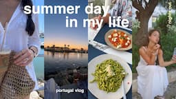 summer day vlog in portugal✨ sunbathing, grwm, sunsets and girls dinner