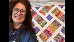 FABRIC HUT QUILT KIT -TOP FINISHED!!  Whew!! + TWO KIT GIVEAWAYS!!