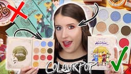 COLOURPOP AVATAR THE LAST AIRBENDER COLLECTION 🌀 SWATCHES + 2 LOOKS!