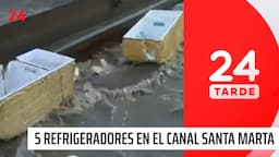 Posible desborde del canal Santa Marta en Maipú: gran acumulación de basura | 24 Horas TVN Chile