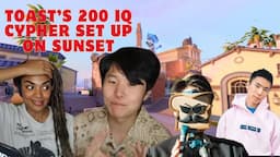 Toast's 200 IQ Cypher Set Ups on Sunset with Sydeon Seanic Balls