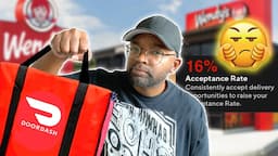 Low Acceptance Rate Not Making This Easy | Dashing Until DoorDash Remove Contract Violations