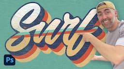 Retro Striped Text Effect Photoshop Tutorial (+FREE Textures)