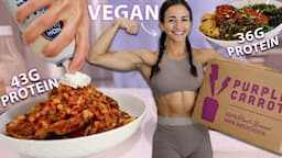 How To Get Enough Protein On A VEGAN Diet 🌱💪  High-Protein Vegan Full Day Of Eating