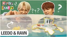 ONEUS Tries Kids' Science Experiment: FLOAT THE BOAT | K-pop Crafts