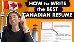 How to write a Resume for Canada | Create your perfect Canadian Resume | Resume Tips