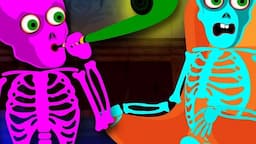 Ek Chota Skeleton Kare Party + Spooky Scary Nursery Rhymes | Teehee Toli