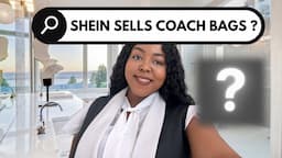 SHEIN COACH BAG UNBOXING AND REVIEW