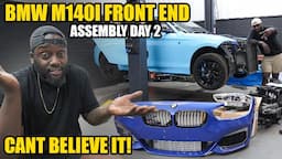 The Wrecked Sky Blue Bmw M140i Rebuild Ends Unexpectedly!