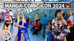 Manga Comic Con 2024 in Leipzig, Germany's Famous Manga and Anime Event! 4K-HDR Walking Tour