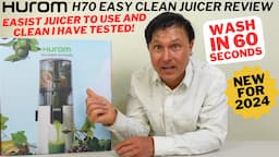 Hurom H70 Easy Clean Slow Batch Juicer Review | 60 Seconds to Wash