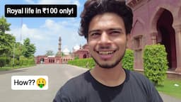 😎 Challenge for living on ₹100 in AMU | Sayyed Fazeel