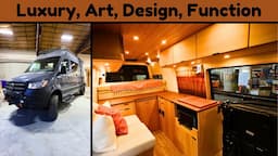 Luxury Meets Function with Unique Van Layout