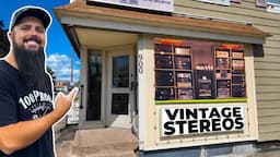 BIG VINTAGE HIFI SURPRISES in Small Town Vintage Audio Store