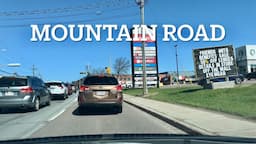 Moncton New Brunswick Canada. Driving Video. Mountain Road. Spring 2023