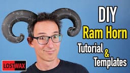 DIY Cosplay Ram Horns Tutorial. Make Lightweight Costume Horns From Foam!