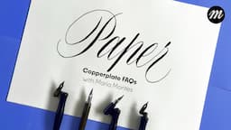 Beginners Copperplate FAQs | Paper (Part 1)