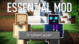 Let Friends Join Your Singleplayer Minecraft World (Essential Mod Tutorial)