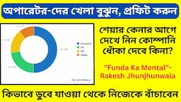 শেয়ার কেনার আগে দেখে নিন কোম্পানি ধোঁকা দেবে কিনা | Understand The Game Of Operators | Market Secret