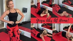 Yoga Abs At Home! (15 minutes)