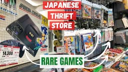 RARE VINTAGE VIDEO GAMES AT THIS SMALL JAPANESE THRIFT STORE