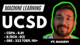 UCSD MS IN Machine Learning | ft Rajasvi X Nitinkumar Gove | MS IN USA