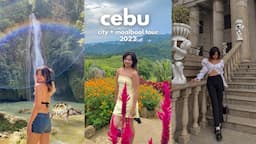 CEBU TRAVEL VLOG 2022 ✈️🐢| city, moalboal tour, food trip, photoshoot, turtles!