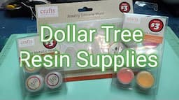 #20 I Couldn't Resist These Dollar Tree Resin Supplies Molds and Pigment Powders