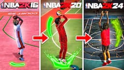 Using the BEST GREENLIGHT JUMPSHOT from EVERY NBA 2K...