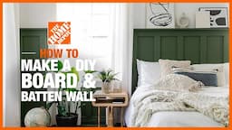 DIY Board and Batten Wall with @lonefox | The Home Depot