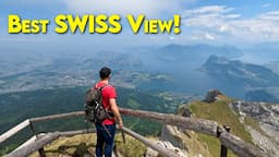 BEST Mountain View of Switzerland! Between the Alps and lush green Hills