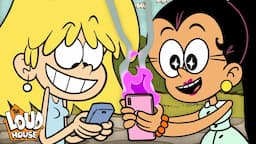 Loud Family Uses Their Cell Phones! w/ Lori, Carlota, Leni, Luan & MORE | The Loud House