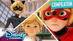 Miraculous Ladybug | Best of Cat Noir & Adrien 🐈‍⬛ | S5 Compilation |  @disneychannel x @Miraculous