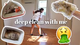 CHIT CHAT CLEAN WITH ME. Deep Clean Whole House *so much dirt & grime*