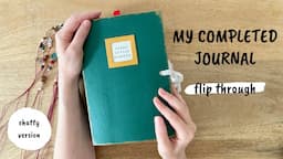 My Completed Personal Journal | Chatty Version | Junk Journal Flip Through