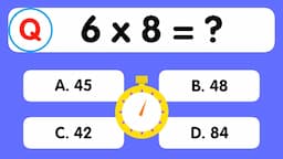 Maths Quiz for kids | Multiplication table Quiz for kids | Quiz Time |