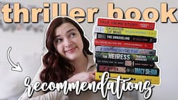 Thriller Books You Need to Read 🤯🔪 [Thriller Book Recommendations part 13]