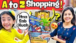 A to Z SHOPPING CHALLENGE🤣in the Budget of 2000/-🤣 Family Challenge🤣| ​⁠​⁠#samayranarula #vlog