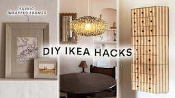 DIY IKEA HACKS You Actually WANT TO MAKE! ✨ Budget Friendly Home Decor ✨