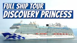 Discovery Princess Ship Tour | Deck Cruise Ship Walk Through 2023