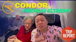 CONDOR PREMIUM ECONOMY DE2414 FRANKFURT FRA - HALIFAX YHZ 4K TRIP REPORT