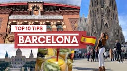 Top 10 Places to visit in BARCELONA -  Part ONE | Travel Guide 🇪🇸