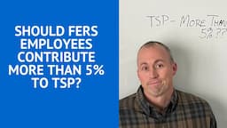 Should you put more than 5% in TSP?