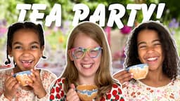 Jeena Create An Epic Tea Party & Drue Tries Costco Hotdogs For The First Time