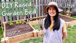 DIY Raised Garden Bed for Beginners Using Planter Blocks (No Nails)