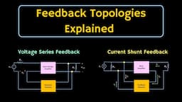 Feedback Topologies in Amplifier Explained | Feedback Amplifier