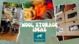 🧶How can you store your stash // Let's look at some solutions // Needle felting natter 🎎