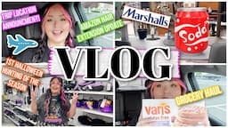 VLOG - TRIP LOCATION ANNOUNCED! Halloween Hunting, Grocery Haul, Netflix Recommendations + more