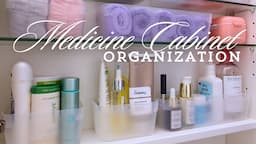 How I Organized My Medicine Cabinet | Organizing Inspiration