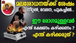 മലശോധനയ്ക്ക് ശേഷം നീറ്റൽ, വേദന, പുകച്ചിൽ. ഈ രോഗമുള്ളവർ എന്ത് ഭക്ഷണം കഴിക്കണം ? എന്ത് കഴിക്കരുത് ?